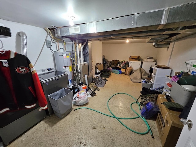 320 7th St, Minot, ND 58703 - finished basement with water heater and independent washer and dryer