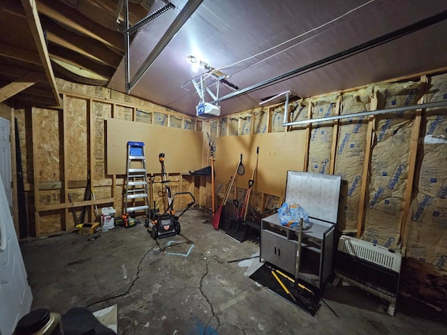 320 7th St, Minot, ND 58703 - below grade area with a garage