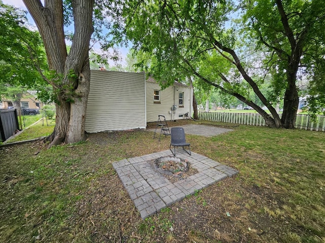 320 7th St, Minot, ND 58703 - view of yard featuring a patio area