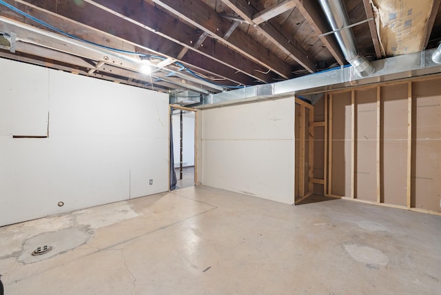 224 19th St, Minot, ND 58701 - view of unfinished basement