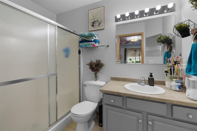 1705 SW Evergreen Ave, Minot, ND 58701 - bathroom with vanity and a stall shower