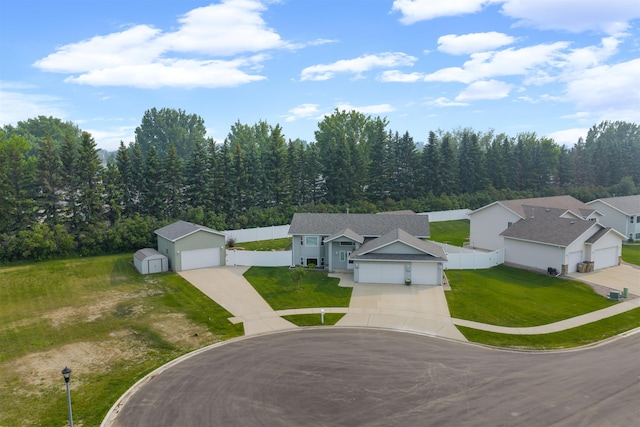 1705 SW Evergreen Ave, Minot, ND 58701 - view of subject property with a heavily wooded area
