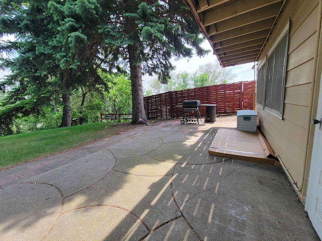 1000 21st St, Minot, ND 58703 - view of patio with a grill