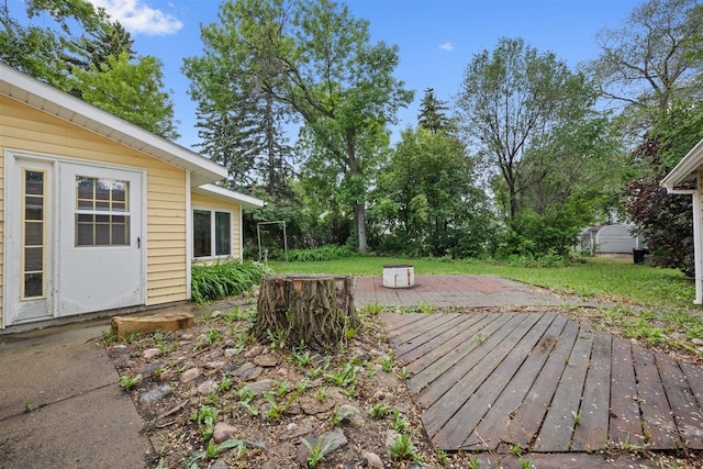 306 2nd St, Towner, ND 58788 - view of deck