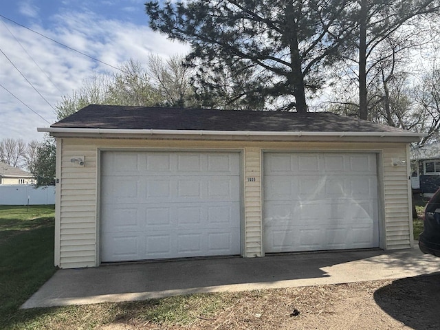 1809 Main St, Minot, ND 58701 - view of detached garage
