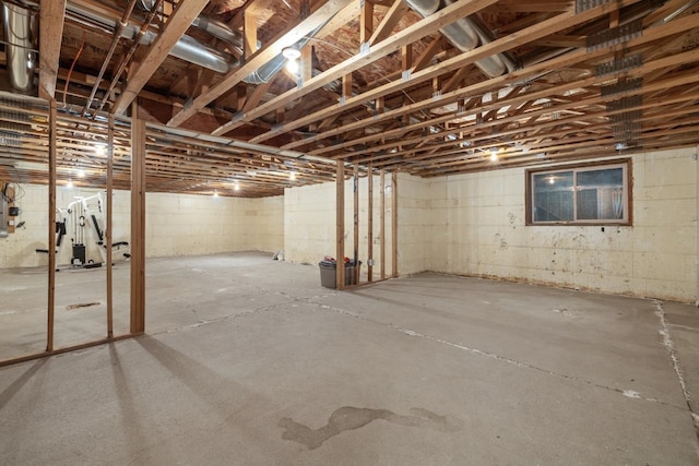 1949 24th St, Minot, ND 58701 - view of unfinished basement
