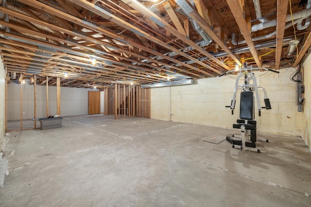1949 24th St, Minot, ND 58701 - view of unfinished below grade area