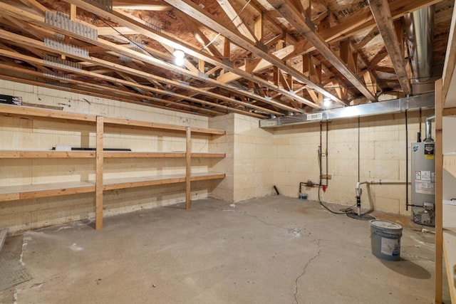 1949 24th St, Minot, ND 58701 - unfinished below grade area with water heater