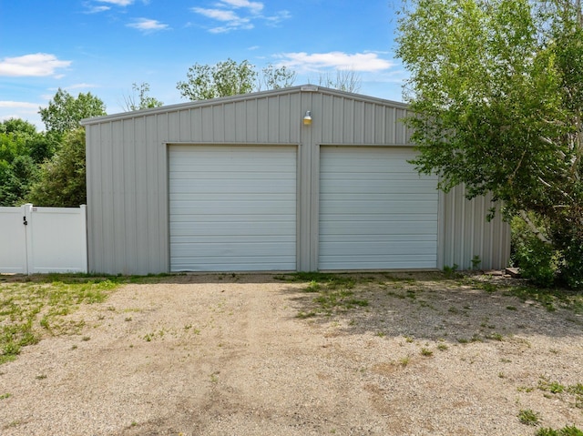 2710 66th St, Minot, ND 58703 - view of detached garage