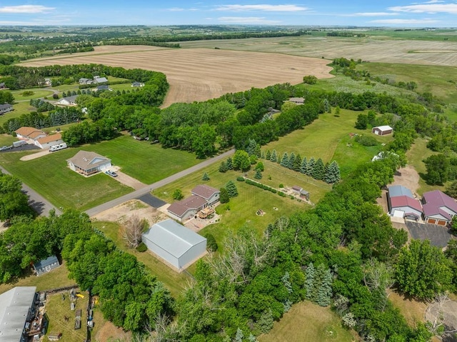 2710 66th St, Minot, ND 58703 - aerial overview of property's location with rural landscape