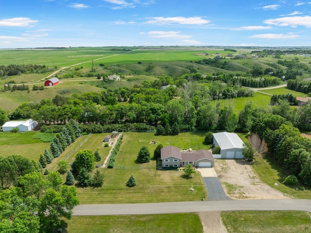 2710 66th St, Minot, ND 58703 - overview of rural landscape with a pastoral area