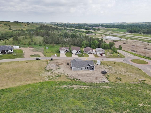 1609 Heights Ave, Burlington, ND 58722 - aerial view of property's location with rural landscape