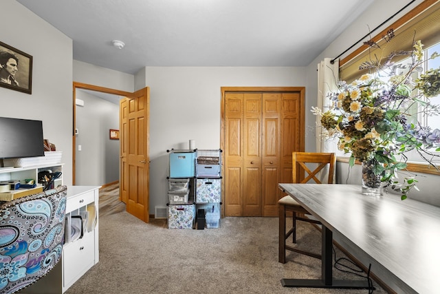1808 28th St, Minot, ND 58703 - office area with carpet floors