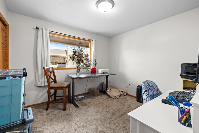 1808 28th St, Minot, ND 58703 - carpeted office featuring baseboards