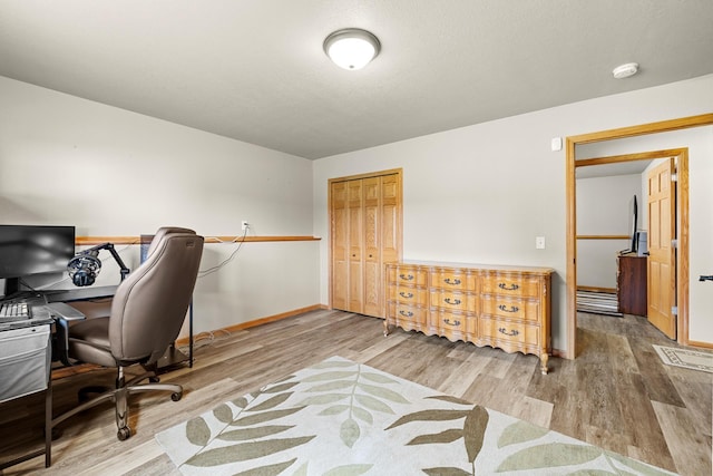 1808 28th St, Minot, ND 58703 - office featuring wood finished floors