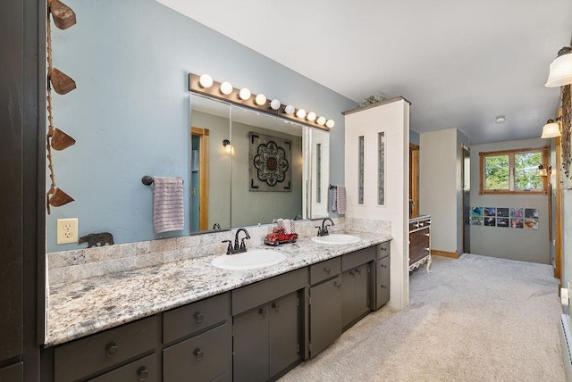 309 4th Ave, Mohall, ND 58761 - bathroom with double vanity