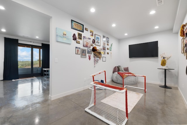 2415 43rd Ave, Minot, ND 58701 - interior space featuring concrete flooring and recessed lighting
