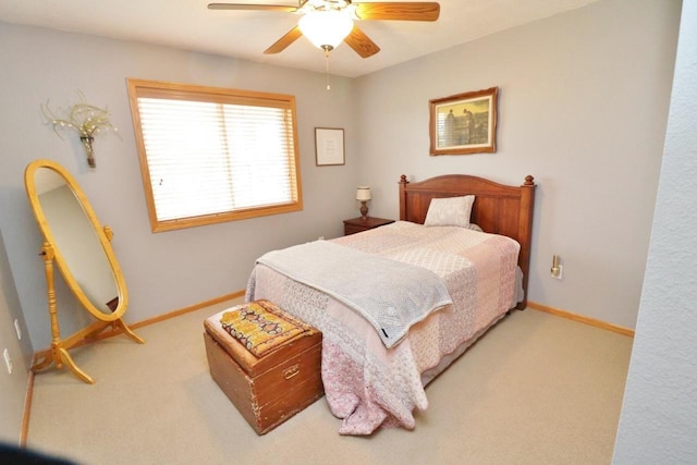 2033 14th St, Minot, ND 58703 - bedroom with carpet flooring and a ceiling fan