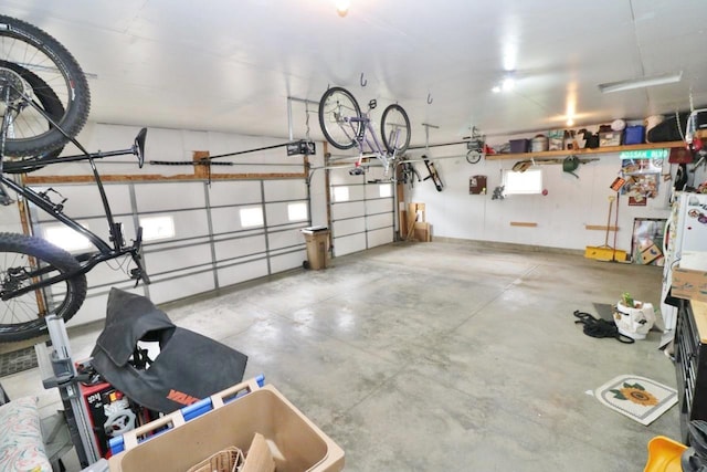 2033 14th St, Minot, ND 58703 - garage with a garage door opener