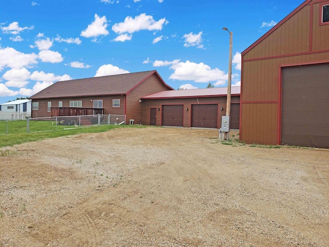 1170 170th St NW, Des Lacs, ND 58733 - view of front facade featuring a garage