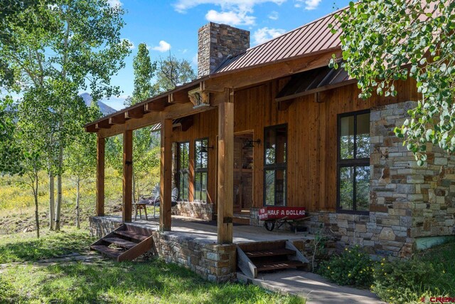 1006 Top Of The World Dr, Placerville, CO 81430 - view of exterior entry