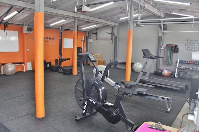 view of exercise room