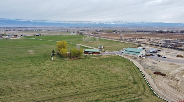 bird's eye view featuring a rural view