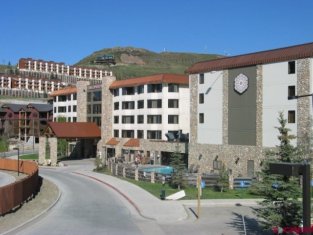 view of property with a mountain view