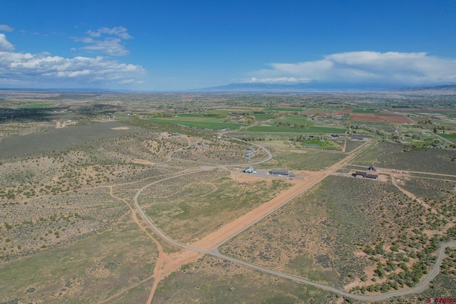 drone / aerial view featuring a rural view