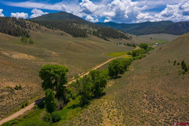 view of mountain feature