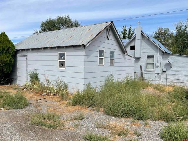 view of side of home