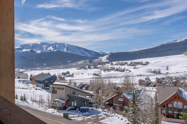 view of property view of mountains