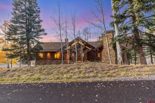 103 Double Eagle Way, Mountain Village, CO 81435 - view of log-style house
