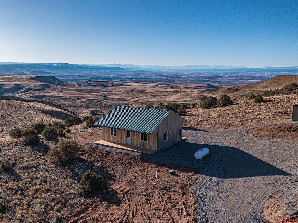 view of aerial view