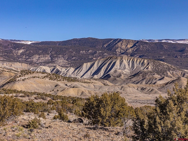 view of mountain feature