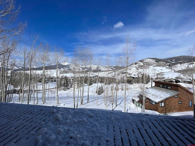 view of property view of mountains