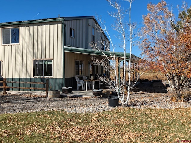 view of back of property