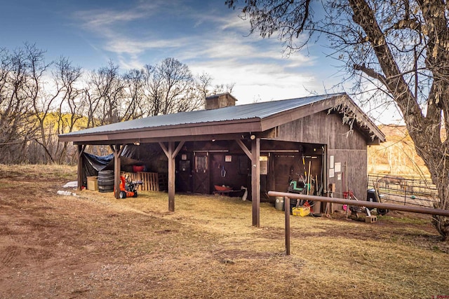 view of shed / structure