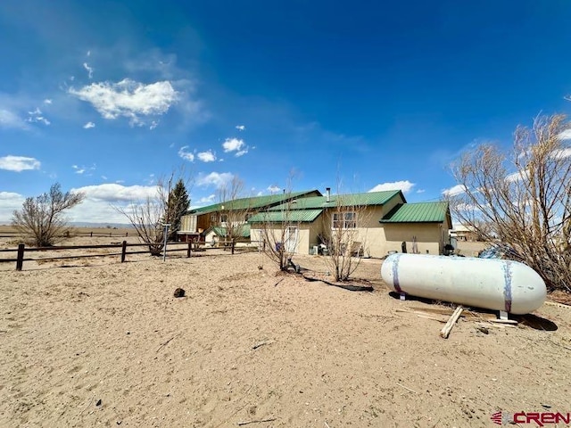 exterior space featuring a rural view