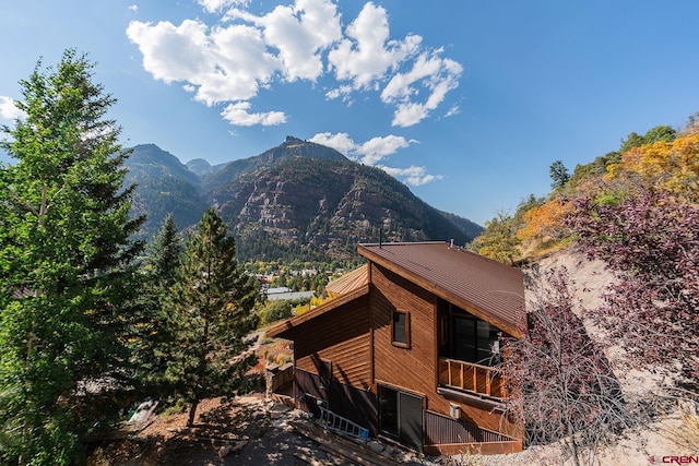 view of mountain feature