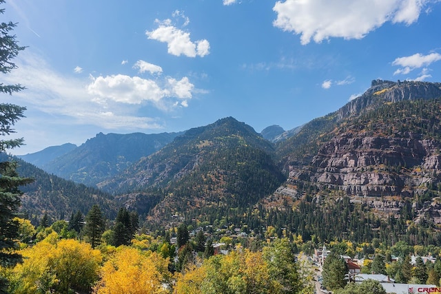 view of mountain feature