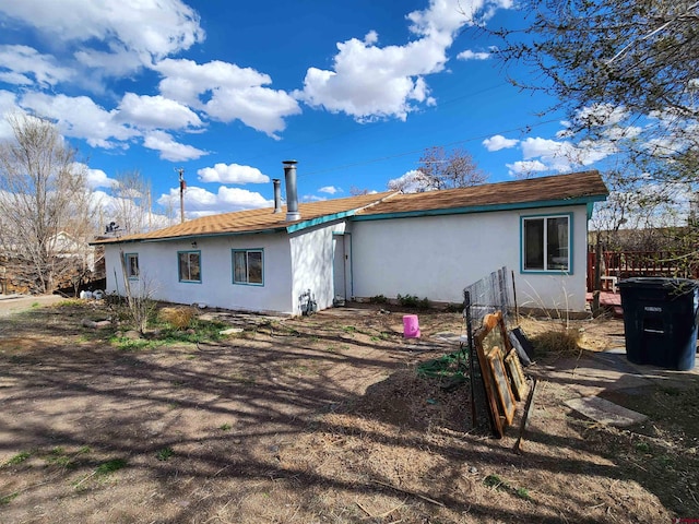 view of back of property