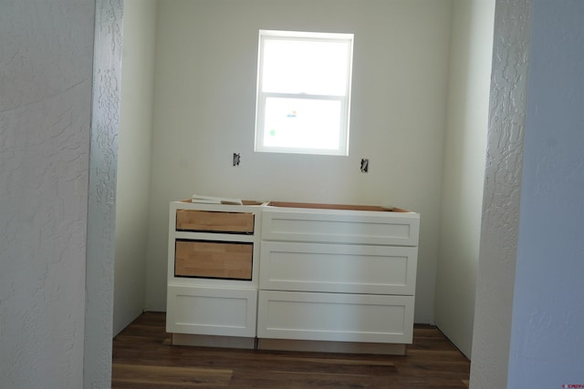 bathroom featuring wood-type flooring