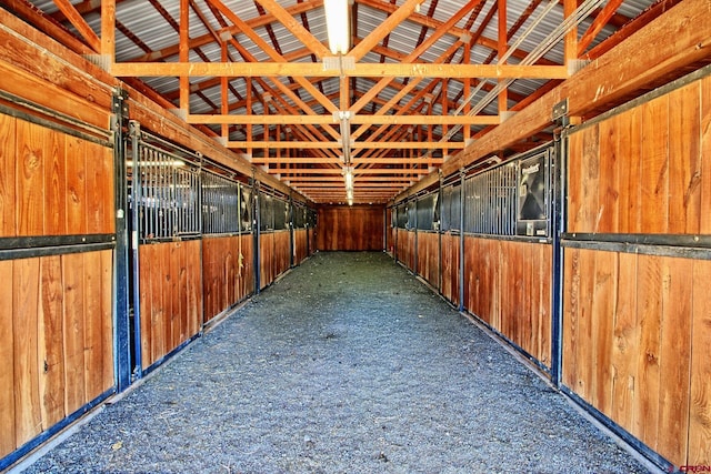 view of stable