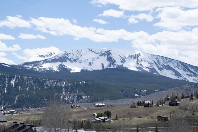 view of mountain feature