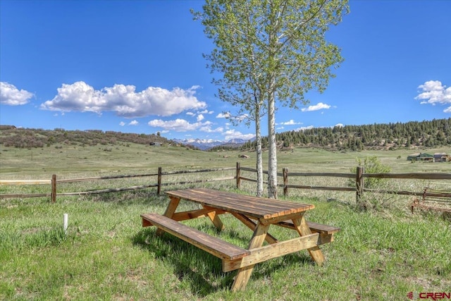 101 Spirit Path Ct, Pagosa Springs, CO 81147 - view of yard featuring a view of countryside