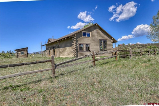 101 Spirit Path Ct, Pagosa Springs, CO 81147 - view of side of property with log exterior