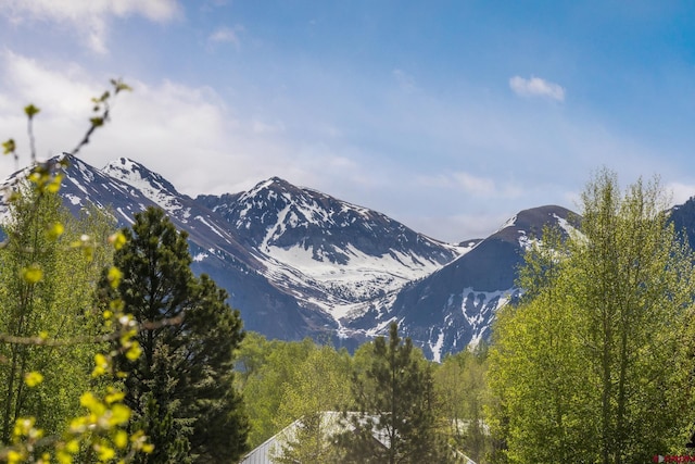 view of mountain feature