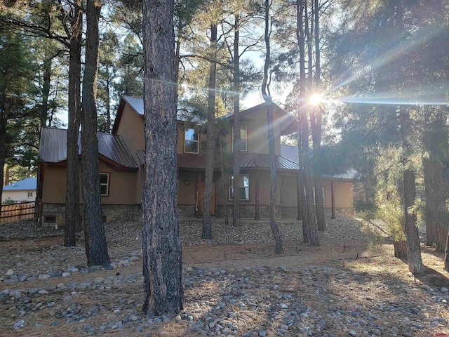 view of rear view of house