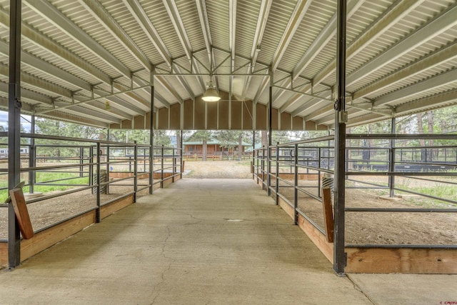 view of stable